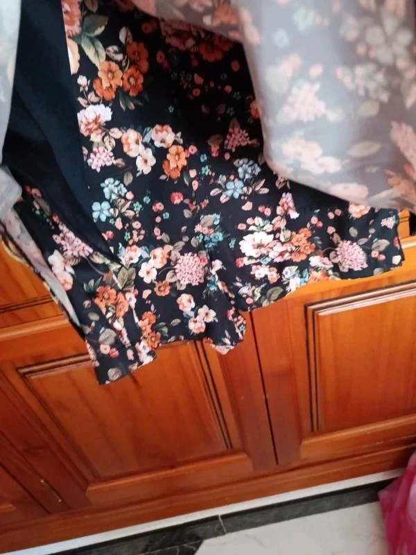Floral Fluid Trouser Skirt Stradivarius - Size S – photo 6